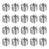 HARFINGTON 20pcs Thread Repair Inserts M10 x 1.5 Male to M6 x 1 Female Thread 9mm Long Stainless Steel Reducing Nuts Metric Self