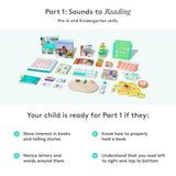 Lovevery Reading Skill Set, Learn to Read for Pre-K and Kindergarten, Fun Phonics Games and Books, Part 1