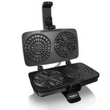 ChefsChoice Chef's Choice Pizzelle Maker Toscano PizzellePro Features Nonstick Surface and Even Heating for Two Baked Treats in 