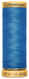 Gutermann Natural Cotton Thread 110 YardsSky Blue