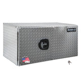Buyers Products 1702240 Diamond Tread Aluminum Underbody Truck Box with Barn Door, 24 x 24 x 48 Inch