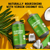 Alaffia Sensitive Skin Body Wash Pack, Everyday Coconut Body Wash for Men & Women, Natural Body Wash with Plant Based Ingredient