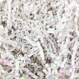 Keoferlo White Paper Shred Baskets Stuffing 1/2 LB Gift Box Filler Crinkle Cut Paper Grass for Bridesmaid Proposal Box Wedding P
