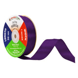 Mandala Crafts Purple Satin Ribbon for Crafts - 50 Yards 1 Inch Wide Fabric Ribbons for Gift Wrapping, Flower Bouquets, Hair Bow