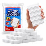 3X Density Magic Sponge Eraser, 10 Pack Cleaning Sponge for Kitchen & Bath