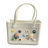Enakshi Womens Beach Bag Lightweight Creative Beach Handbag For Summer Boat Shopping White|Clothing, Shoes & Accessories | Women