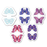 woopme Set of 5 Magnetic Monarch Colorful Butterfly Vector Bookmark for Book Lovers Readers Students Gift Magnetic Page Clips Fo