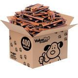ValueBull Collagen Sticks for Dogs, 6 Inch Medium Chews, Natural Long-Lasting Dog Treats, 400 Count Wholesale Pack - Supports Jo