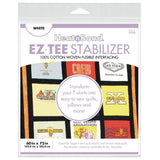 HeatnBond EZ TEE IronOn Woven Fusible Stabilizer, 60 Inches x 72 Inches, White