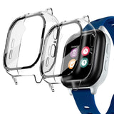Kuaguozhe [2 Pack] Case Compatible for Gizmo Watch 2 Screen Protector for Kids(2 Pack), Hard PC Overall Protective Case and Temp