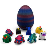 ZZ LIFE Mystery Mini Animal Packs - 3D Printed Articulating Figurines - Unique and Fun Designs Includes Mystery Egg - Stress Rel