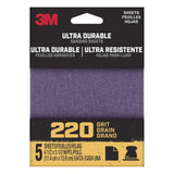3M 1/4SHT Sandpaper 220GRIT