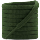 DELELE Oval Sneakers Shoe Laces: 45 Inch Army Green Shoelaces
