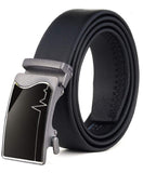 Zacharias MenS Faux Leather Belt With Autolock Buckle Tai07 (Black, Xxl) (Pack Of 1)