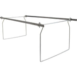 Business Source 26 Hanging File Folder Frames, Letter, 6/BX, Stainless Steel