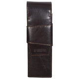 Sassora Genuine Leather Pen Holder Case (Set of 1)