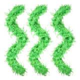 MehelloFeather Feather Boa 1.64Yards Turkey Feather Boa 30g for DIY Craft Wedding Party Halloween Costume Decoration(Fruit Green