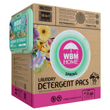 WBM Home Laundry Detergent Pods, Spring Fragrance Scent, 96 Count - HE Concentrated Laundry Pods With 10x Ultrapower Cleaning an