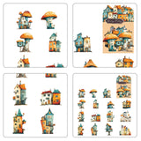 ZOOMELLA 15 Pieces Scrapbook Decorative Paper Cardstock Stickers for Planners Collage Style B
