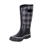 WTW Mid Calf Rain Boots for Women - Waterproof Insulated Neoprene Mud Boots Outdoor Hunting Garden Boots
