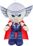 Marvel Plush Character Figure, 8-inch Thor Super Hero Soft Doll, Collectible Toy Gift for Kids & Fans Ages 3 Years Old & Up