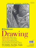 Strathmore 300 Series Drawing Paper Pad, Glue Bound, 9x12 inches, 50 Sheets (70lb/114g) Artist Paper for Adults and Students 