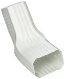 Amerimax Home Products 37064/37066 37064 Transition Elbow, TwobyThree, White