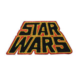 Disney Star Wars Skewed Logo Patch Movie Officially Licensed Iron On Applique