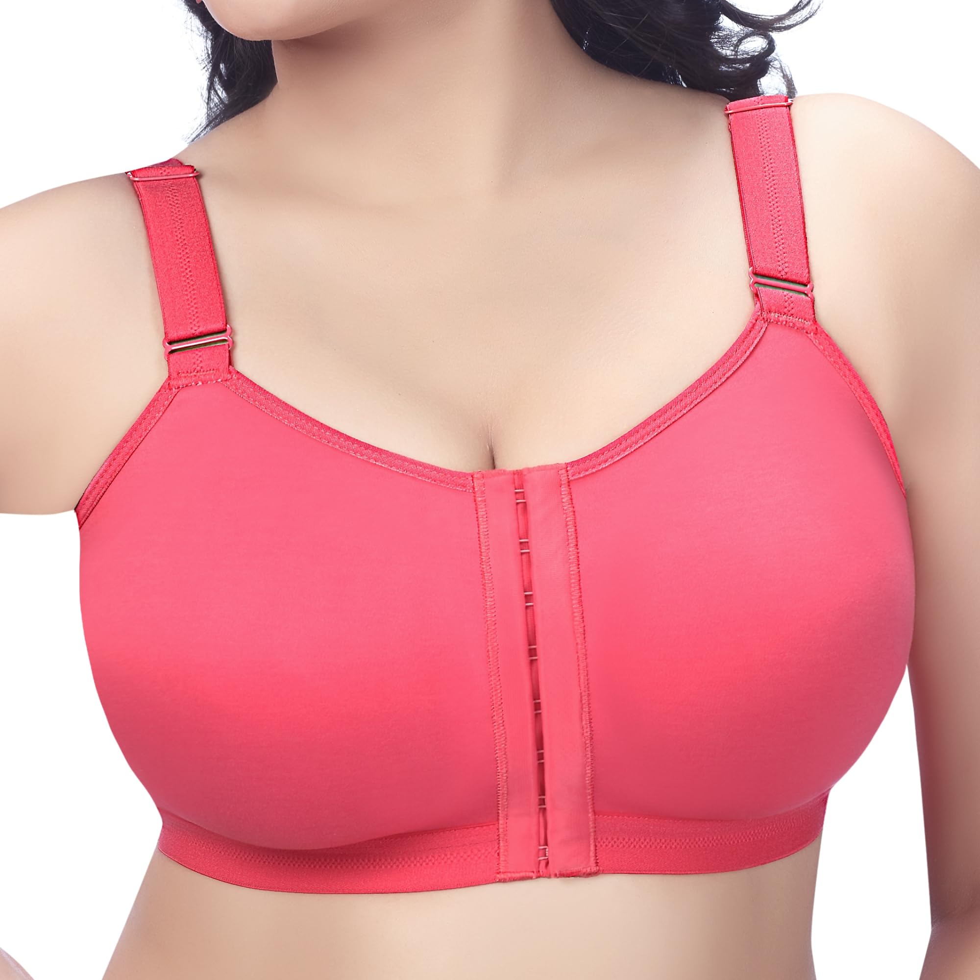 Trylo Riza Front Open-Scarlet-36-C-Cup,SCARLET,36,B0CJDWDGZJ