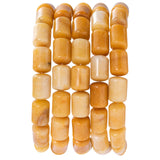 Natural Yellow Jade Cylinder Tube Beads 10x14mm 38cm/str Loose Semi Gemstone Stone Beads for Making Bracelets Necklace
