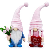 Lovinland Mothers Day Plush Couple Gnomes Decorations for Mom - Best Ever Gifts for Mom Who Have Everything from Daughter Son - 