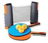 Outside Inside Backpack Travel Ping-Pong Set for Camping, Backyard & Outdoors