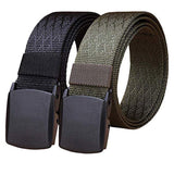 Edifier Unisex Nylon & Canvas Waist Belt (Blt064_02_Black & Green)