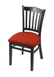 Holland Bar Stool Co. 3120 18 Chair with Black Finish and Graph Poppy Seat