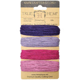 Hemptique HC20BB Hemp 20Pound Cord, Berry Bar, 120Feet