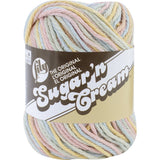 Spinrite Lily Sugar N Cream Yarn, 2 Ounce, Butter Cream Ombre, Single Ball