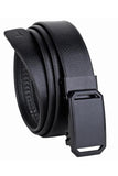 Zevora MenS Auto Lock | Premium Adjustable Belt With Rust Resistant Buckle | Formal Casual Style (Ablk02, 30)