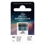 PHOENIX Professional Watercolor Paint - Single Watercolor Half Pan - Paynes Gray 797