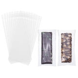 JCXPACK 100Pcs 2.5 x6Inch Self Adhesive Dubai Pistachio Chocolate Bar Bags Wax Melt Snap Bars Bags Granola Bar Bag Bakery Treat 