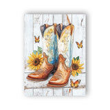 Wergund Diamond Art Shoe, Diamond Art Kits for Adults Flower Sunflower, Diamond Painting Full Drill Crystal Rhinestone Embroider