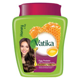 Vatika Naturals Hot Oil Hair Mask - Egg Protein & Multivitamin Treatment for Dry, Damaged Hair, Nourishing & Strengthening, Deep