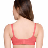Trylo Women'S Non-Wired Bra (Alpa_Coral_34E),Coral,34,B07YNXMZQ6