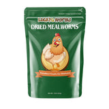 LuckyQworms High-Protein Dried Mealworms 1Lb for Birds, Chickens, Turtles, Fish, Hamsters and Hedgehogs, Non-GMO and Chemical Fr