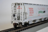 Bachmann Trains - Canadian 4 Bay Cylindrical Grain Hopper - Cn Environmental - Ho Scale, Grey, 8