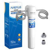 PUREPLUS Under Sink Water Filter, 40,000 Gallons Capacity, 99.99% Chlorine Reduction, NSF/ANSI 42 Certified, Removes Heavy Metal