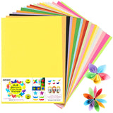 Ofixo 50 Sheets A4 Size Coloured Paper For Art And Crafts, School Projects,Assignmnets (150 Gsm)