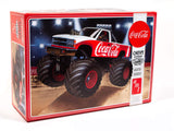 AMT Skill 2 Model Kit Chevrolet Silverado Monster Truck CocaCola 1/25 Scale Model