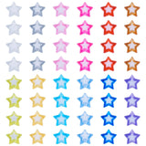 Cheriswelry 360Pcs Transparent Acrylic Star Pony Beads Colorful Star Plastic Spacer Bead in Bead 12 Colors 9x9.5x4mm for DIY Cra