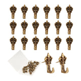 20 Pieces Push Pin Hangers,Push Pins for Wall,Decorative Thumb Tacks for Hanging,Zinc Alloy Pin Hooks Picture Hanging Nails for 