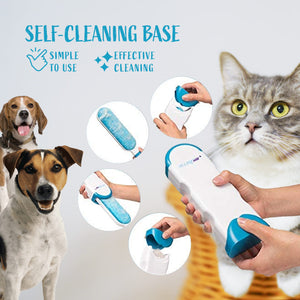 Lint Brush and Pet Hair Remover for Laundry, Clothes, Couches, Car Seats, Furniture and Fabric. Reusable Dog and Cat Fur Wizard